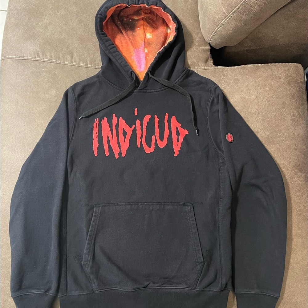 Kid Cudi Indicud Hoodie Black M Pullover 2013 Rare